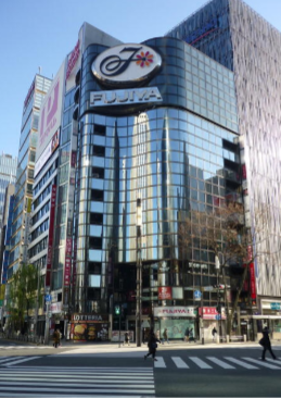 【銀座駅 徒歩1分 9F 駅至近!数寄屋橋交差点角地の店舗物件【飲食可】】